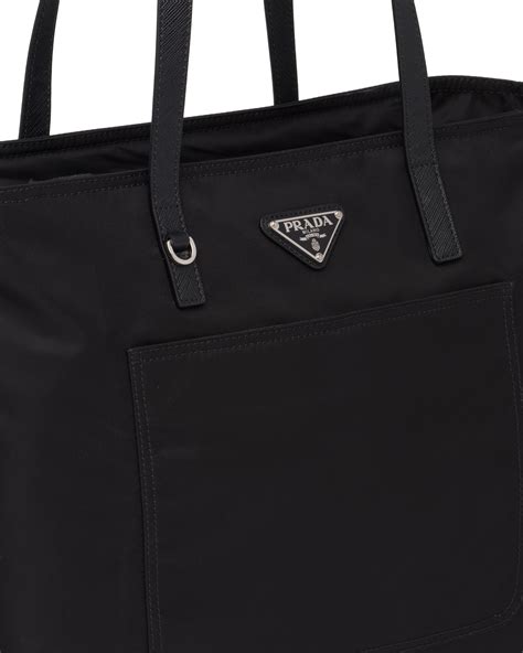 prada nylon flat pouch|Prada nylon tote bag small.